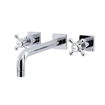 Kingston Brass KS6021BX Wall Mount Tub Faucet, Polished Chrome KS6021BX